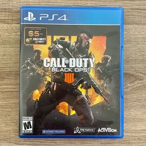 Model: Call of Duty: Black Ops 4
Genre: FPS
 Ps4